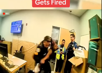 𝐏𝐚𝐫𝐭 𝟐: Chaos Erupts After Woman Gets Fired: Unhinged Office Meltdown and a Painful Takedown on the Floor