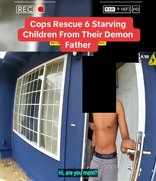 𝐏𝐚𝐫𝐭 𝟐:Cops Rescue 6 Starving Children From Their Demon Father